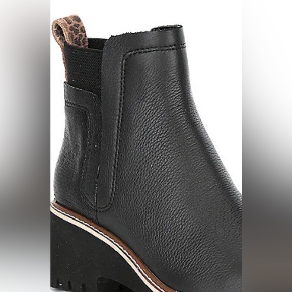 Dolce Vita PERFECT Leather Ankle Boots Stylish With Leather Leopard pull up. 7.5 - Picture 4 of 10